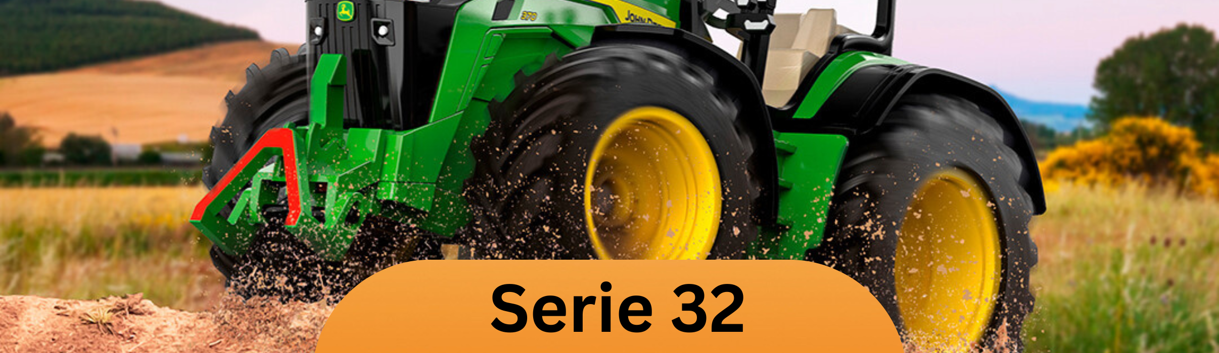    Die Serie 32 ist den Traktoren im Maßstab...