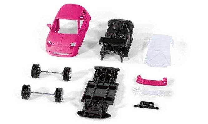 Bastelset SIKU 6503 Prinzessin - siku-6503-fiat-500-prinzessin-bastelset-100-jahre-sieper
