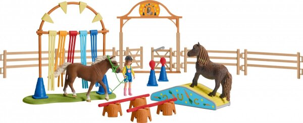 schleich® FarmWorld 42481 Pony Agility Training