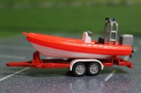 SIKU 163600103 F Unimog Feuerwehr mit Boot