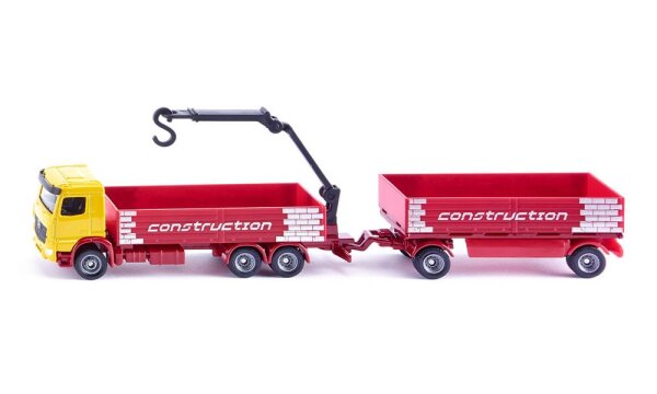 SIKU 1797 Baustoff LKW + Anhänger 1:87