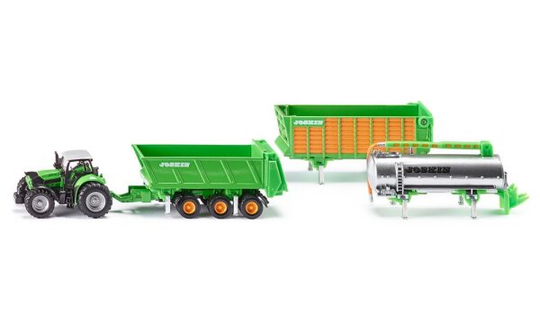SIKU 1848 DEUTZ FAHR mit Anhänger Set 1:87