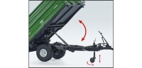 SIKU Wiking 77348 Brantner E 6035 Einachs-Dreiseitenkipper 1:32
