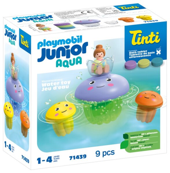 Playmobil® 71439 Junior AQUA & Tinti: Bunte Quallenfamilie