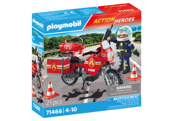 Playmobil® Action Heroes 71466 Feuerwehrmotorrad am Unfallort