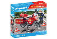 Playmobil® Action Heroes 71466 Feuerwehrmotorrad am...
