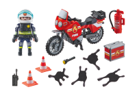 Playmobil® ActionHeroes 71466 Feuerwehrmotorrad am...