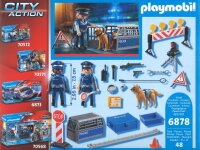 Playmobil® CityAction 6878 Polizei-Straßensperre