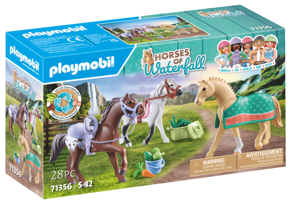 Playmobil® Horses of Waterfall 71356 3 Pferde: Morgan, Quarter Horse & Shagya Araber