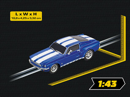 Carrera GO!!! 64146 Ford Mustang `67 Racing Club