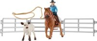 schleich® FarmWorld 42577 Team Roping mit Cowgirl