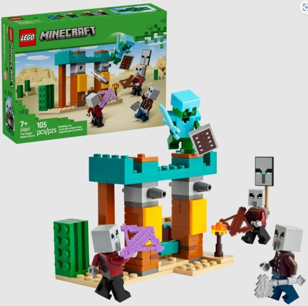 LEGO® Minecraft™ 21267 Die Illager-Wüstenpatrouille