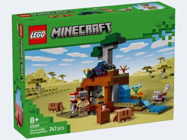 LEGO® Minecraft™ 21269 Die Expedition zur Gürteltiermine