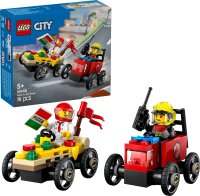 LEGO® City 60458 Pizzalieferwagen vs. Löschauto