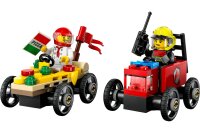 LEGO® City 60458 Pizzalieferwagen vs. Löschauto