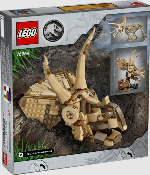 LEGO® JurassicWorld™ 76969 Triceratops-Schädel