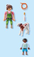 Playmobil® Duopack 71803 Bäuerin mit Kind und Kalb