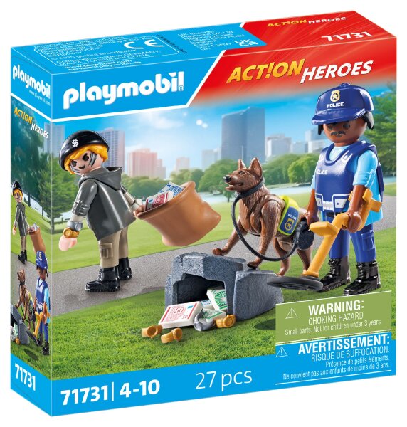 Playmobil® ActionHeroes 71731 Spurensuche mit Hund