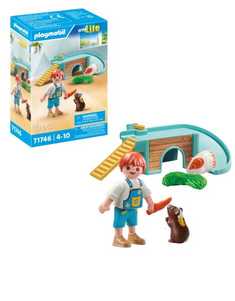 Playmobil® My Life 71746 Junge mit Meerschweinchen