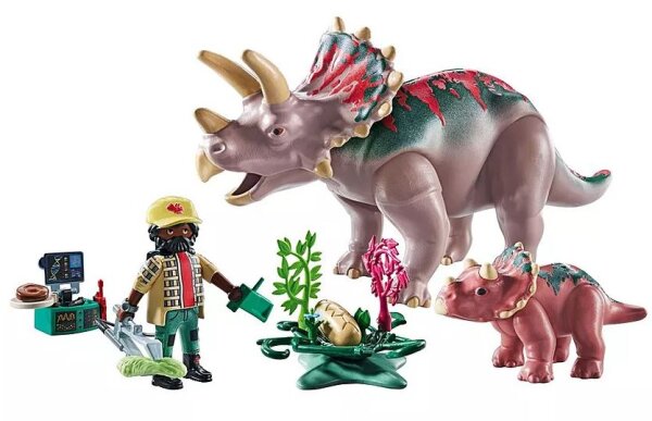 Playmobil® Dinos 71821 Triceratops mit Jungtier