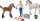 schleich® FarmWorld 42486 Arztbesuch bei Stute und Fohlen