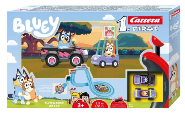 Carrera FIRST 63055 Bluey & Bingo -Lets Go