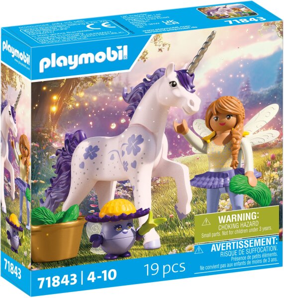 Playmobil® MagicUnicorns 71843 Sammeleinhorn Glückslavendel mit Fee