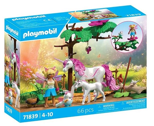 Playmobil® MagicUnicorns 71839 Zauberhafter Einhorn-Stall für Mama und Fohlen