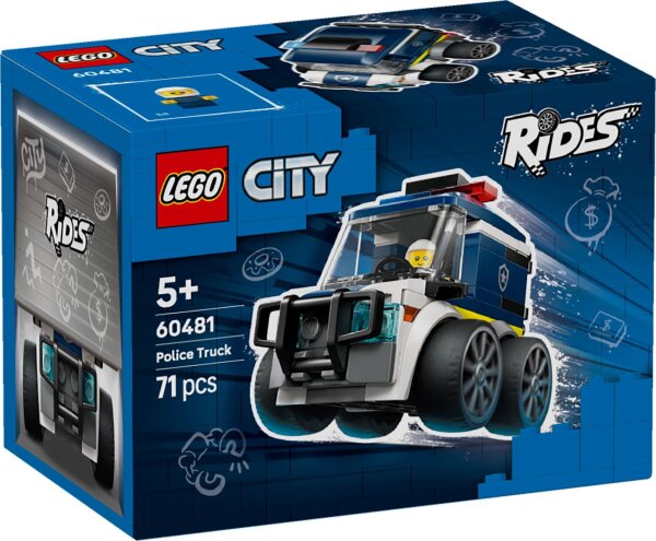 LEGO® City 60481 Coole Flitzer – Polizei-Truck