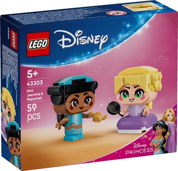 LEGO® DisneyPrincess 43303 Die Mini-Prinzessinnen Jasmin und Rapunzel