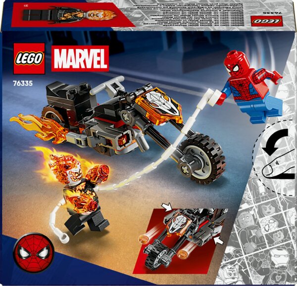 LEGO® MarvelSuperHeroes™ 76335 Spider-Man vs. Ghost Rider auf seinem Motorrad