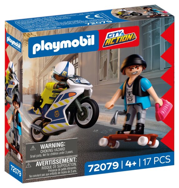 Playmobil® CityAction 72079 Verfolgungsjagd mit Motorrad