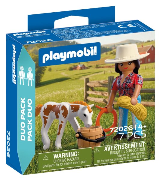 Playmobil® DuoPack 72026 Reiterin mit Fohlen