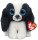Ty 36570 Beanie Hund Sissy schwarz weiß 15cm