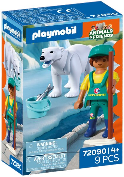 Playmobil® Animals&Friends 72090 Zoo: Eisbär und Pfleger