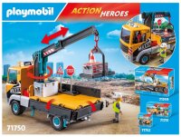 Playmobil® Action Heroes 71750 Baustellen-LKW mit Kran