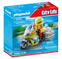 Playmobil® City Life 71205 Notarzt-Motorrad mit...