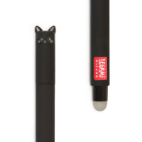 Legami EP0062 Löschbarer Gel Stift-Kitty-0,7 mm-Black Ink