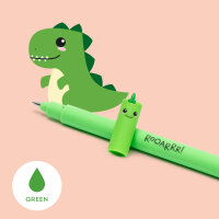 Legami EP0065 Löschbarer Gel Stift-Dino-0,7 mm-Green...