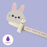 Legami EP0066 Löschbarer Gel Stift-Bunny-0,7...