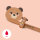 Legami EP0067 Löschbarer Gel Stift-Teddy Bear-0,7 mm-Red Ink
