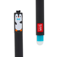 Legami EP0070 Löschbarer Gel Stift-Penguin-0,7 mm-Turquoise Ink