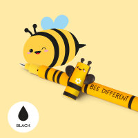 Legami EP0029 Löschbarer Gel Stift-Bee-0,7 mm-Black Ink