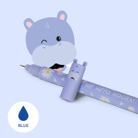 Legami EP0028 Löschbarer Gel Stift-Hippo-0,7 mm-Blue...