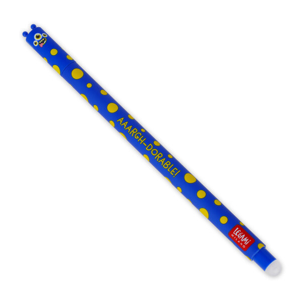 Legami EP0056 Löschbarer Gel Stift-Monster-0,7 mm-Blue Ink