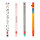 Legami EPSET0016 Farm Sweet Farm-Set mit 4 löschbaren Gel Stiften-Cow + Piggy + Donkey + Rooster-0,7 mm-Black/Pink/Green/Red Ink