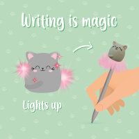 Legami KP0001 Writing Is Magic-Leuchtender...