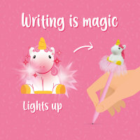 Legami UP0001 Writing Is Magic-Leuchtender...