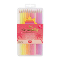 Live Colourfully - Set mit 12 Buntstiften - Sunset Palette - Multicolor Ink