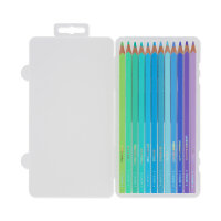 Legami EV0002 Live Colourfully-Set mit 12 Buntstiften-Ocean Palette-Multicolor Ink